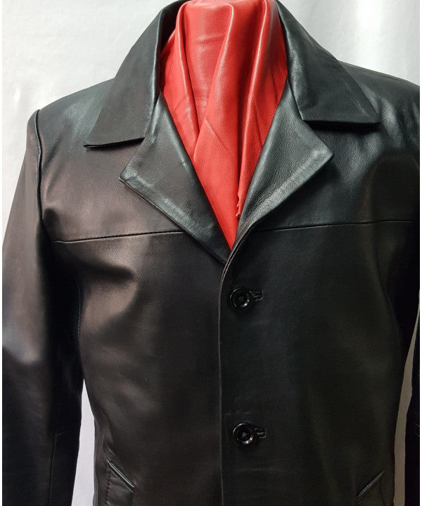 Crombie leather jacket best sale